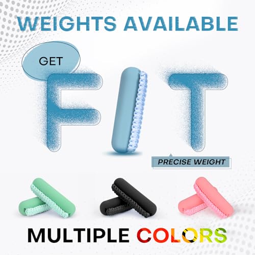 Hikeen Hand Weights Set for Women Men, Soft Dumbbells of 2 (1lb Each), Walking Weight with Hand Strap for Aerobics, Jogging, Running(Blue,2lb sets) - Image 5