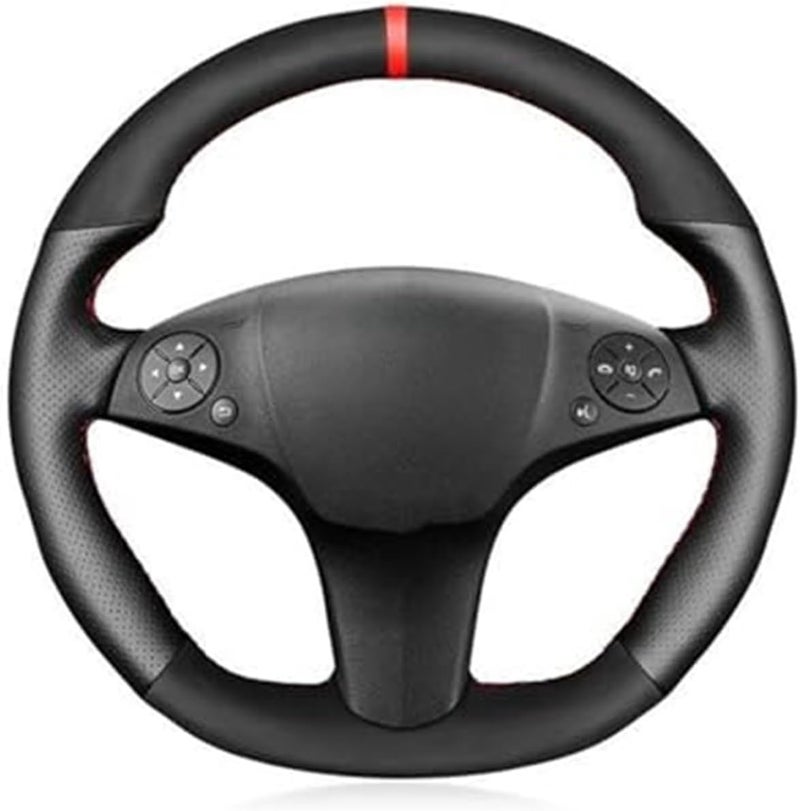 Wivplex Leather Steering Wheel Cover for Mercedes-Benz - Image 1