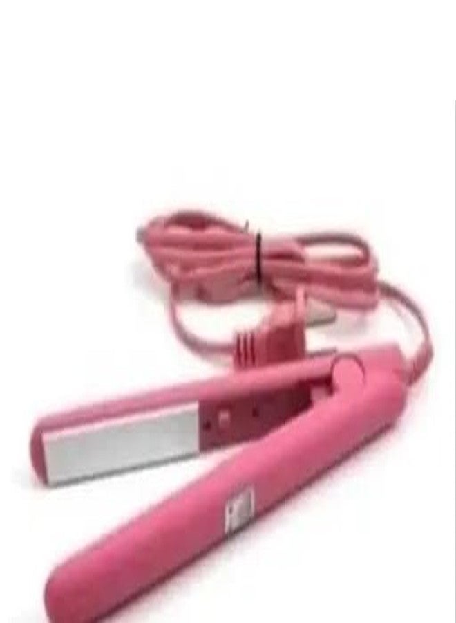 Professional Hair Straightener for Women, Pink Ceramic Flat Iron, Styling Tool for Salon and Home Use