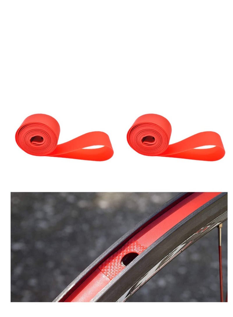 Excefore Bike Tire Liner Rim Strip Protect Your Bike Tires Inner Tube Protection Pad for High Pressure Riding Fits 26'' Bicycles - Image 3