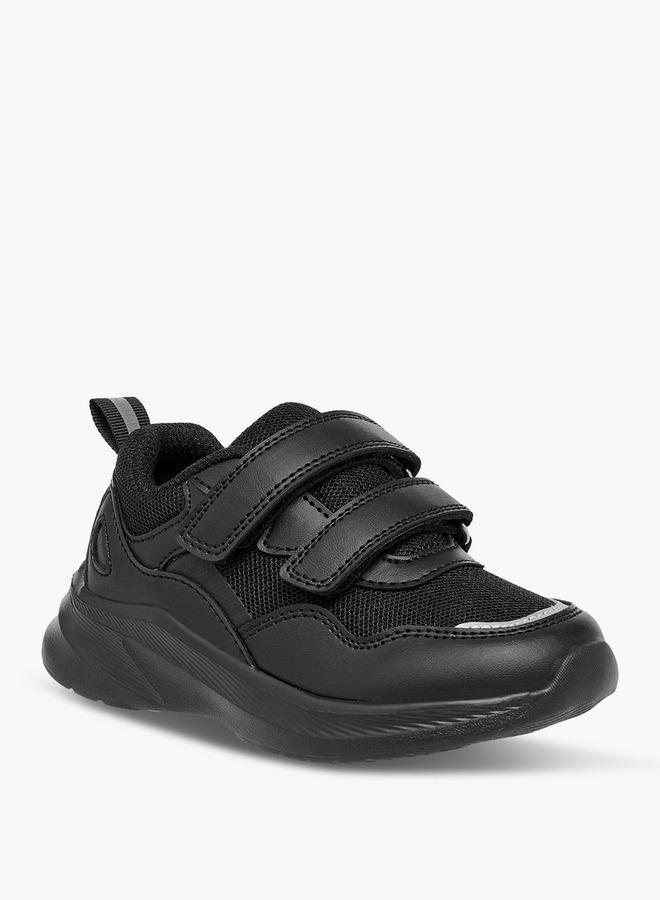 LBL by Shoexpress Boys Panelled School Shoes with Hook and Loop Closure - Image 1