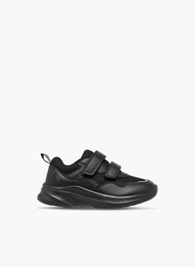 LBL by Shoexpress Boys Panelled School Shoes with Hook and Loop Closure