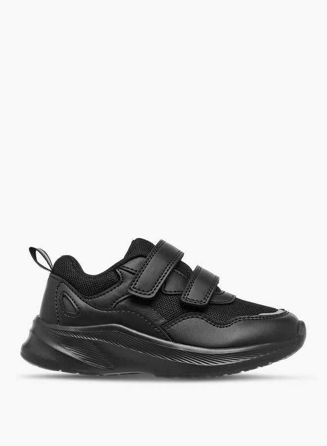LBL by Shoexpress Boys Panelled School Shoes with Hook and Loop Closure - Image 1