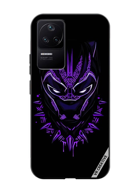 Protective Case Cover For Xioami Poco F4 GT Black Panther Design Multicolour