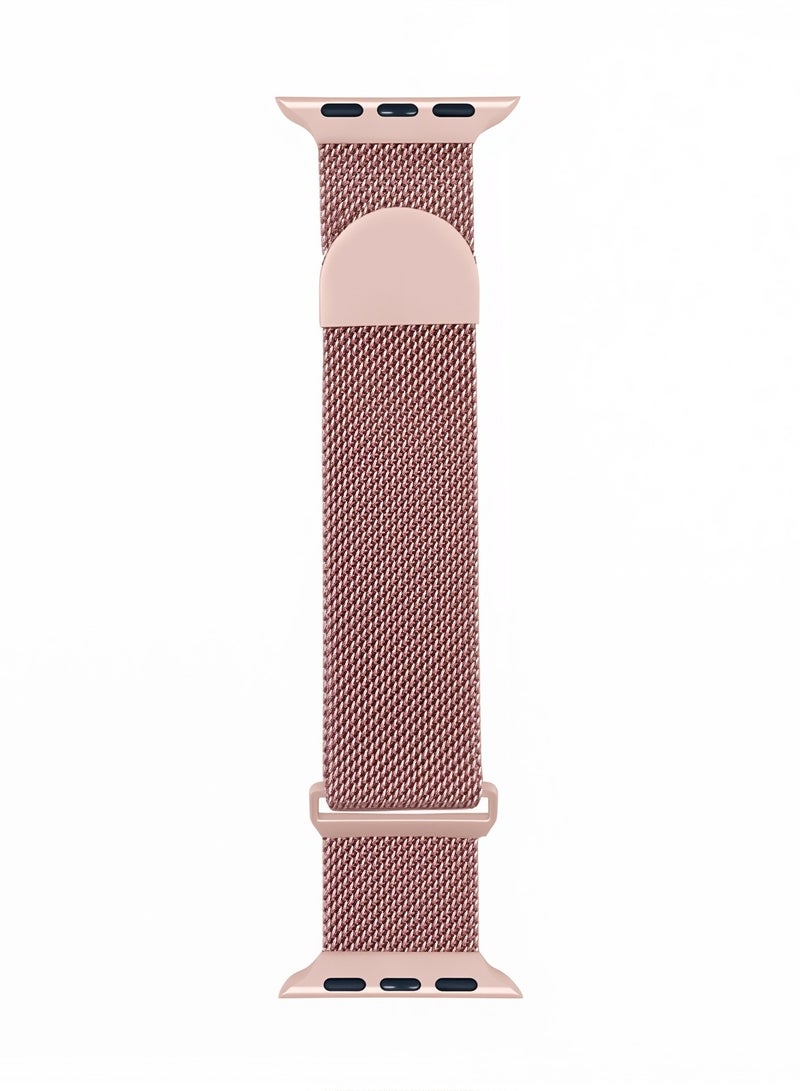 Rose gold,Milanese, watch band,Iwatch band, Apple Watch band, 38mm40mm41mm42mm, compatible with all series of S10 S9 S8 SE  - Image 3