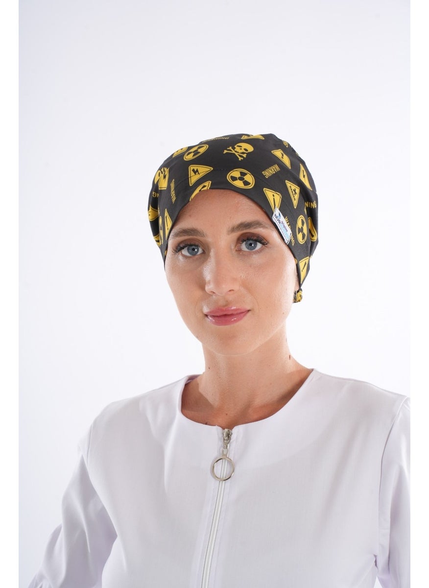 Nur Medikal Giyim حجاب بونت ذو طباعة الأشعة، مختص بالأشعة السينية والرنين المغناطيسي  - Image 2
