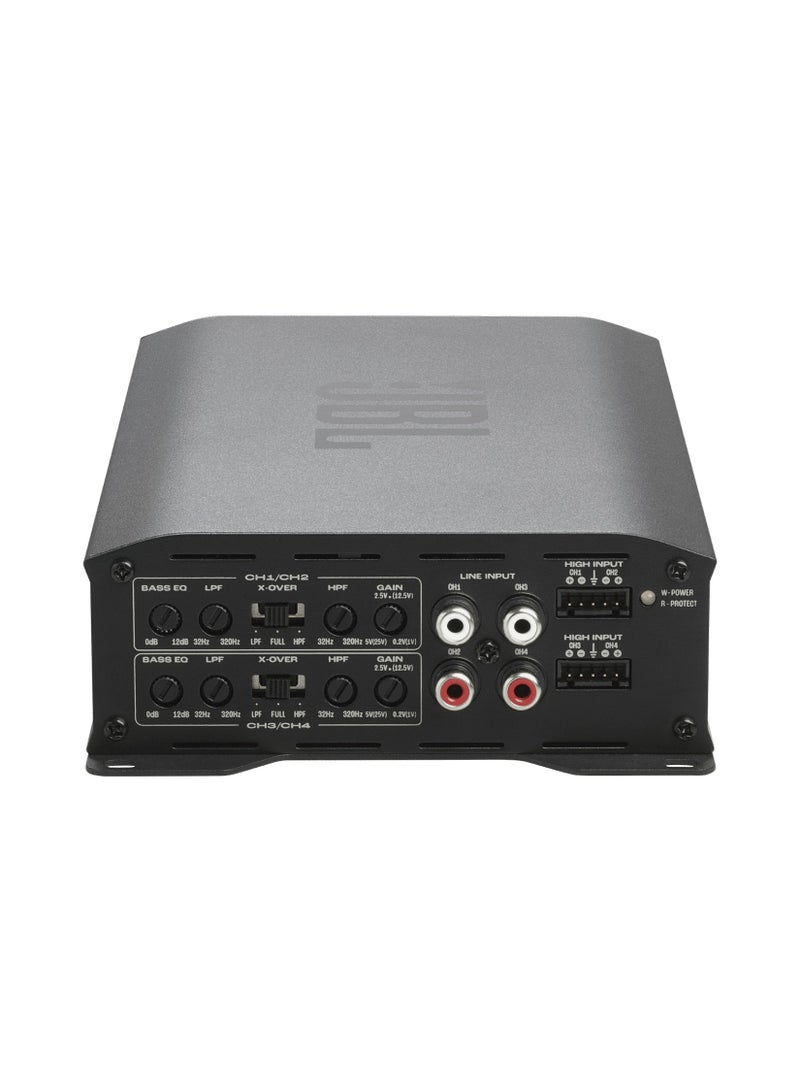 JBL Stage GT 90041 – 4-Channel Car Audio Amplifier, 1480W Peak, 260W RMS x2 (Bridged) - Image 4