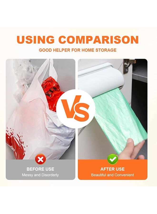 Quantum 2 PCS Trash Bag Storage Box, Plastic Wall Mount Garbage Bag Dispenser, Kitchens Storage and Organization Accessories for Homes Use - Image 4