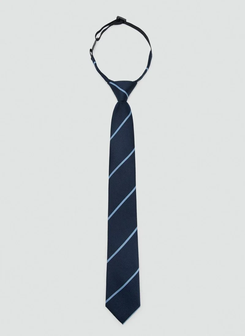 Mango Man Silk blend tie fastening