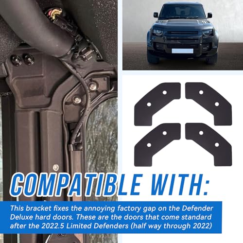 SeDeplacer Hard Door Seal Pusher BracketDoor Seal Pusher Compatible with Limited Defender DeluxeFix the Gap on the Defender Deluxe Hard Doors 4 - Image 3