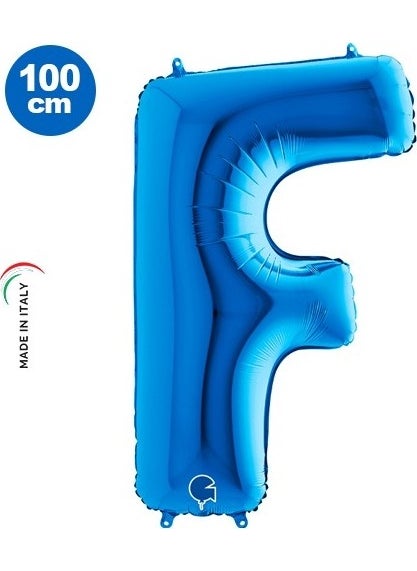 F - Letter Foil Balloon Blue (100 Cm) - pzsku/ZB19FD7544F265FE9CC0FZ/45/_/1725724560/4d3f99fd-9abd-453c-bc57-bb6e41a82f5f