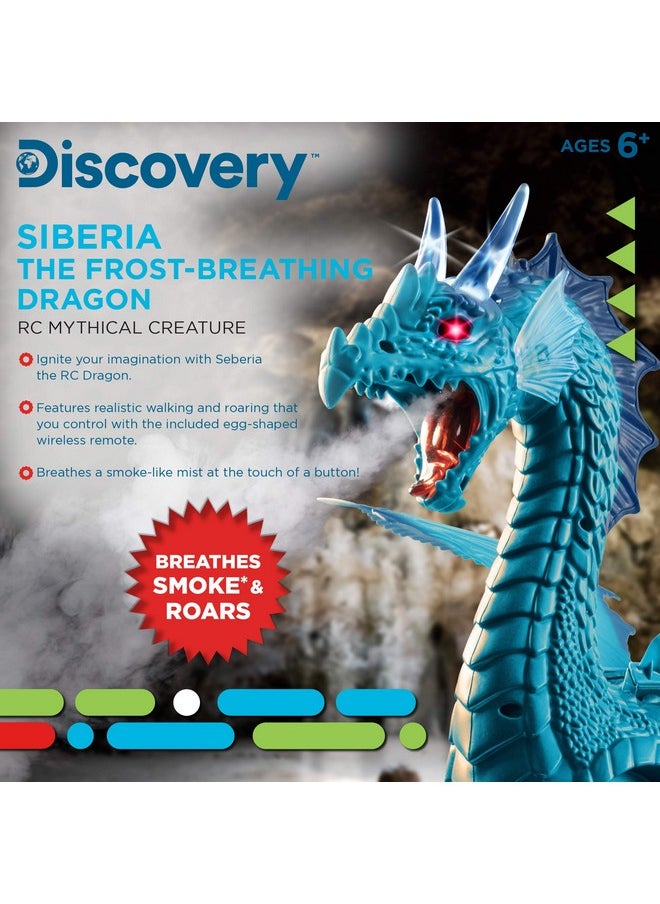 Discovery Kids Discovery Kids RC Dragon Smoke, Large Dinosaur Toy w/Actual Smoke Breath, Wing-Flapping, Roaring, Light-Up, Realistic Sound, Easy to Use Remote Control, Fire Mist, Fun Robot Birthday  - Image 3
