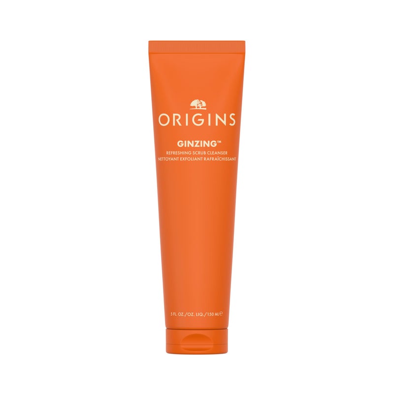 Origins GinZing Gentle Exfoliating Cleanser | Visibly Refines Pores & Brightens | With Caffeine, Ginseng & Jojoba Beads, 5 Fl Oz - Image 1
