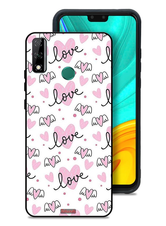 Tolwak Huawei Y8s Protective Case Cover Love And Heart Art Pattern - Image 1