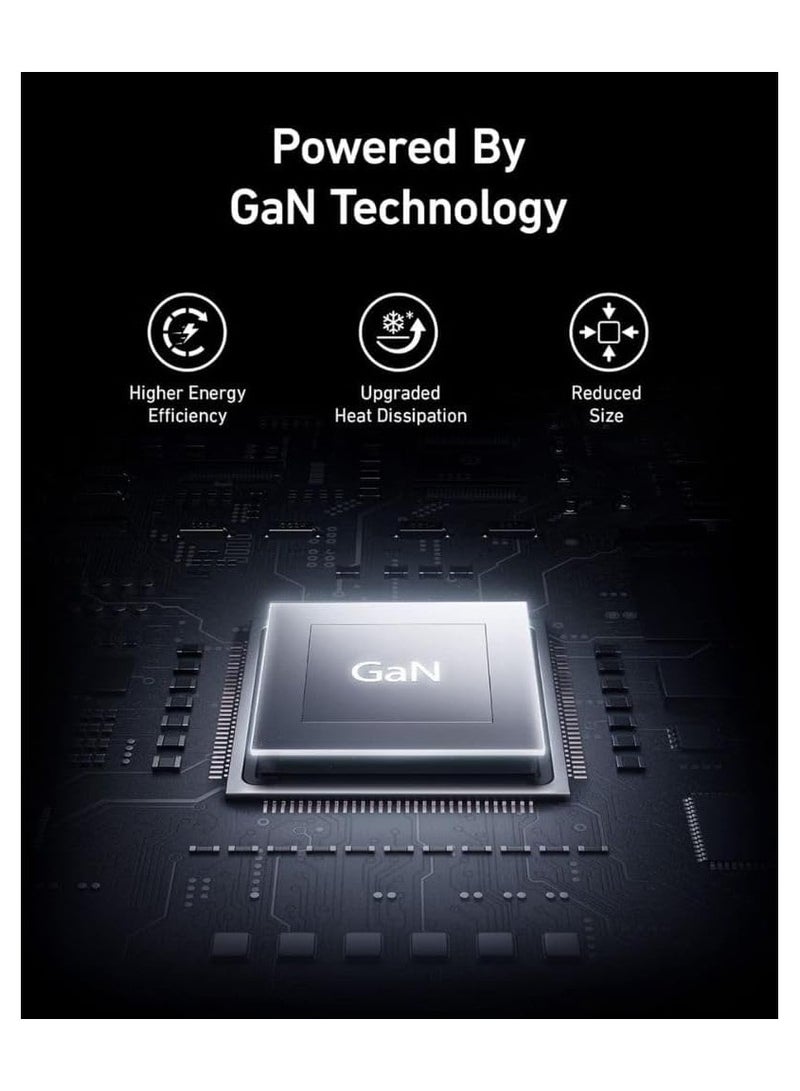 45W Wall Charger with Type-C Connector, Fast Charging And Universal Compatibility, GaN Technology, Compact Charger for iPhone, Samsung, Tablets, Headphones, Smart Watches And More, - Image 3