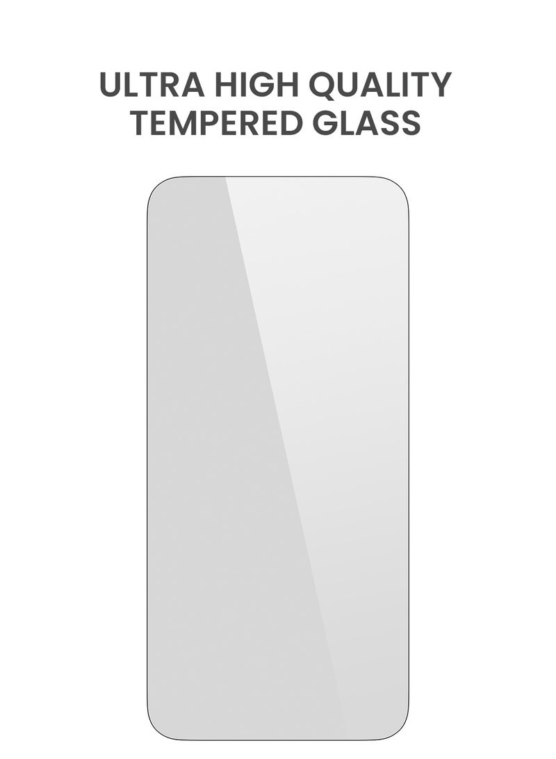 TinyMoose 2 Piece Ultra High Clarity Tempered Glass Screen Protector for iPhone 15 Plus - Image 3