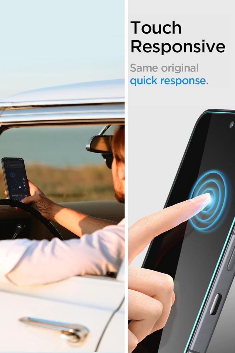 Spigen GLAStR Slim for Nothing Phone (3) Screen Protector Premium Tempered Glass - 2 Pack - Image 3