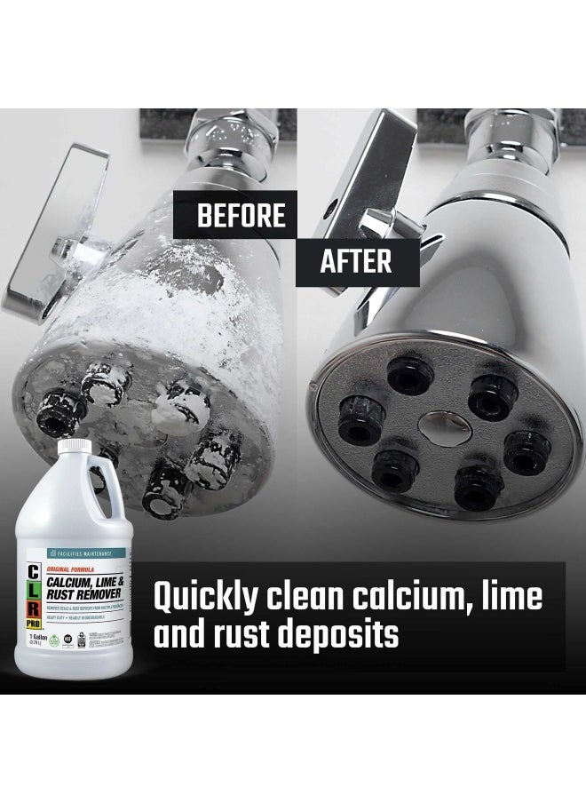 Clr Pro Calcium Lime And Rust Remover 1 Gallon Bottle