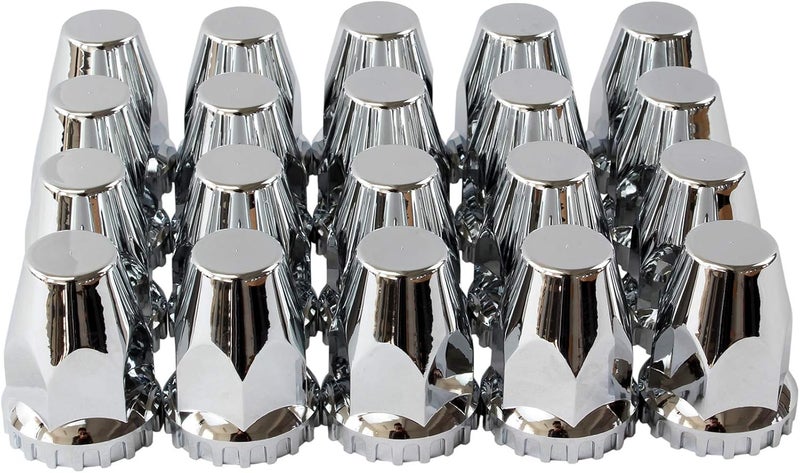 MRJLK Chrome ABS Axle Cover Set for Semi Trucks - Image 5