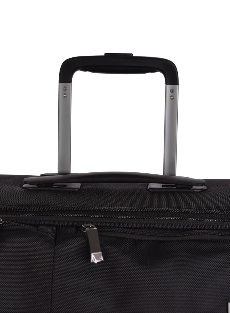 Echolac Echolac Relaxation Fabric Trolley 3Pc Set CT714A/3P Black