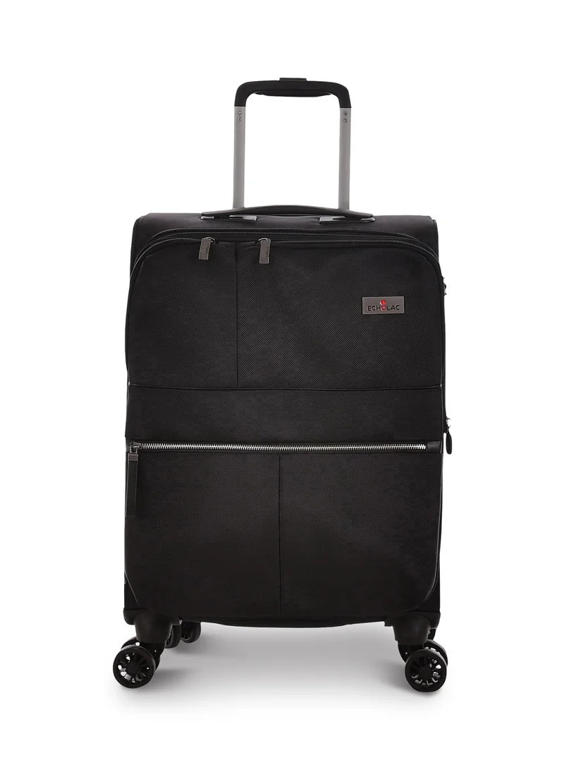 Echolac Echolac Relaxation Fabric Trolley 3Pc Set CT714A/3P Black