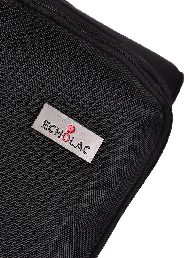 Echolac Echolac Relaxation Fabric Trolley 3Pc Set CT714A/3P Black
