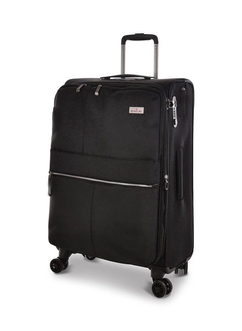 إيكولاك طقم حقائب سفر قماشية للاسترخاء  قطع أسود - Image 4