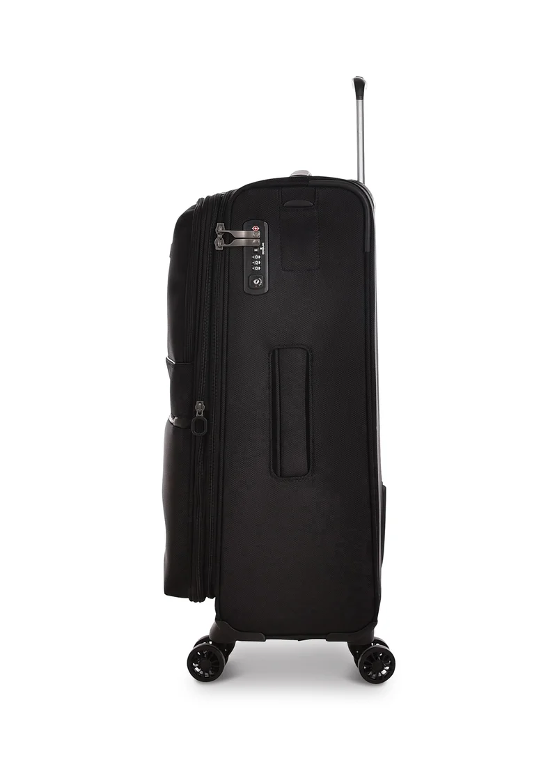 Echolac Echolac Relaxation Fabric Trolley 3Pc Set CT714A/3P Black