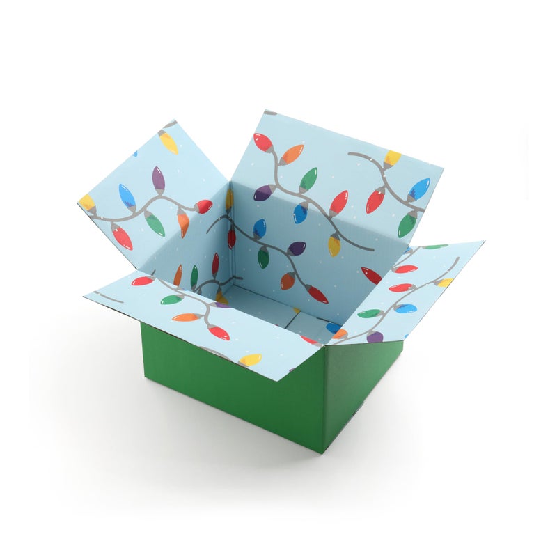Great Papers GiftIn Corrugated Shipping Box Holiday Lights for Gifts Birthdays Holidays and Care Packages 2 Pack 2023059 - Image 2