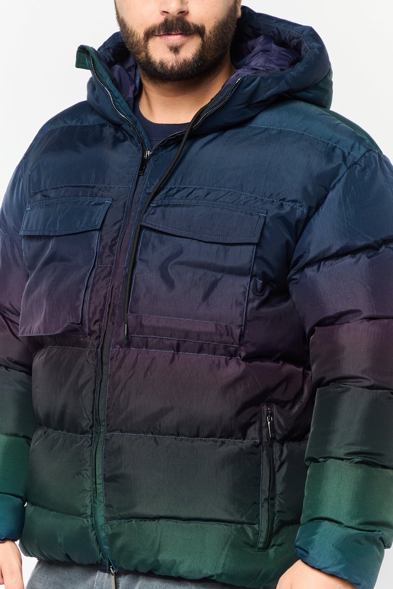 EMPORIO ARMANI Men Quilted Puffer Jacket Vest, Multicolor - Image 3