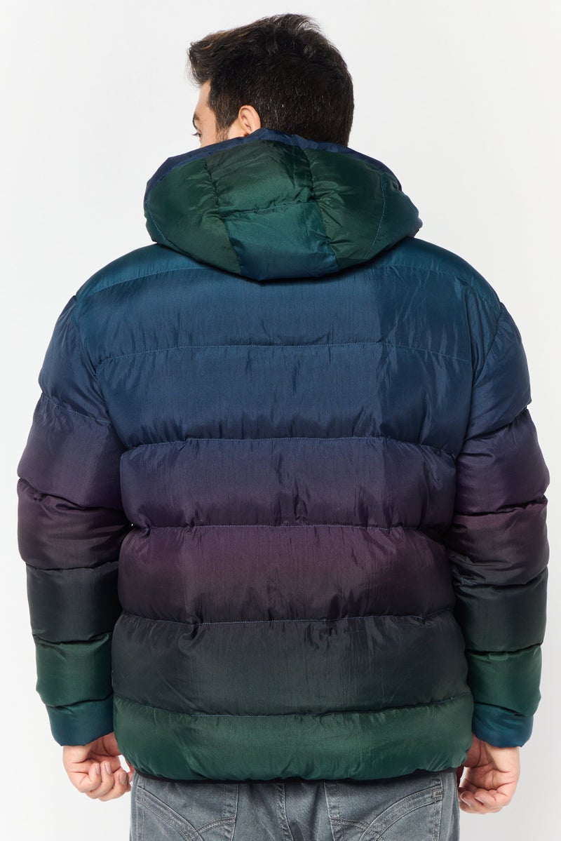 EMPORIO ARMANI Men Quilted Puffer Jacket Vest, Multicolor - Image 4