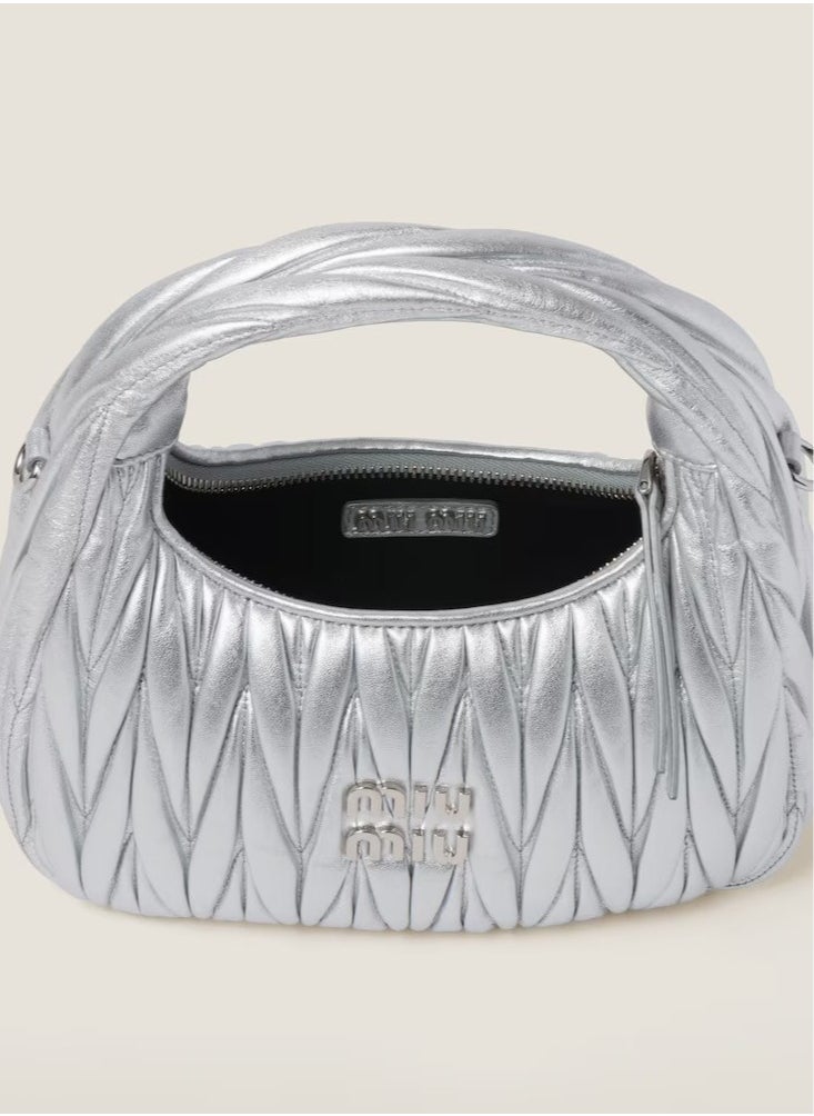 MIU - MIU Wander nappa leather hobo Shoulder Bag - Image 1
