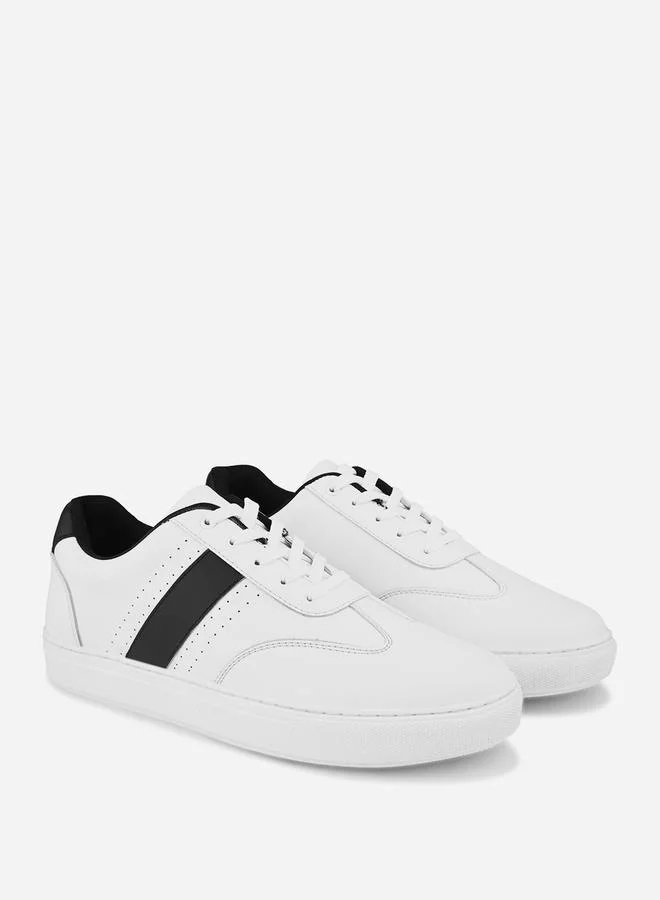 Styli Lace Up Platform Sole Sneakers