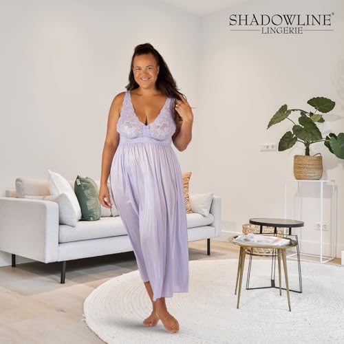 Shadowline Classy Nightgowns for Women Elegant Sleepwear, Peri Frost, Medium - Image 2