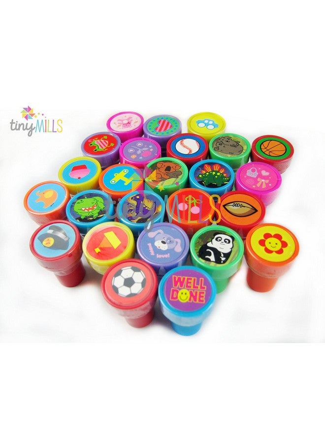 تايني ميلز 50 قطعة من الطوابع المتنوعة للأطفال - هدايا حفلات أعياد الميلاد - Image 2