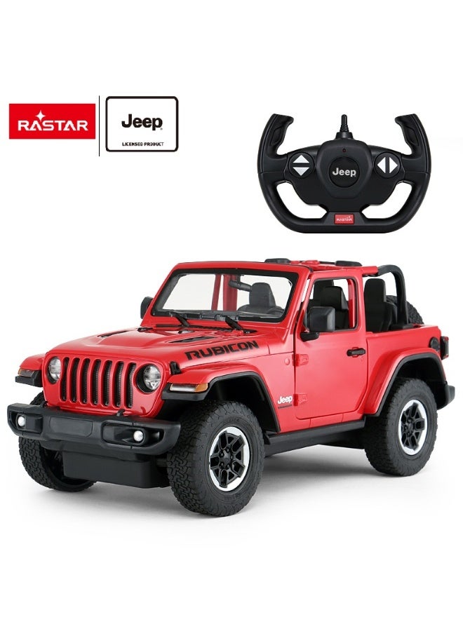 RASTAR 1:14 Scale JEEP Wrangler JL Remote Control Car, Officially Licensed Jeep RC Toy Car for Kids - Image 1