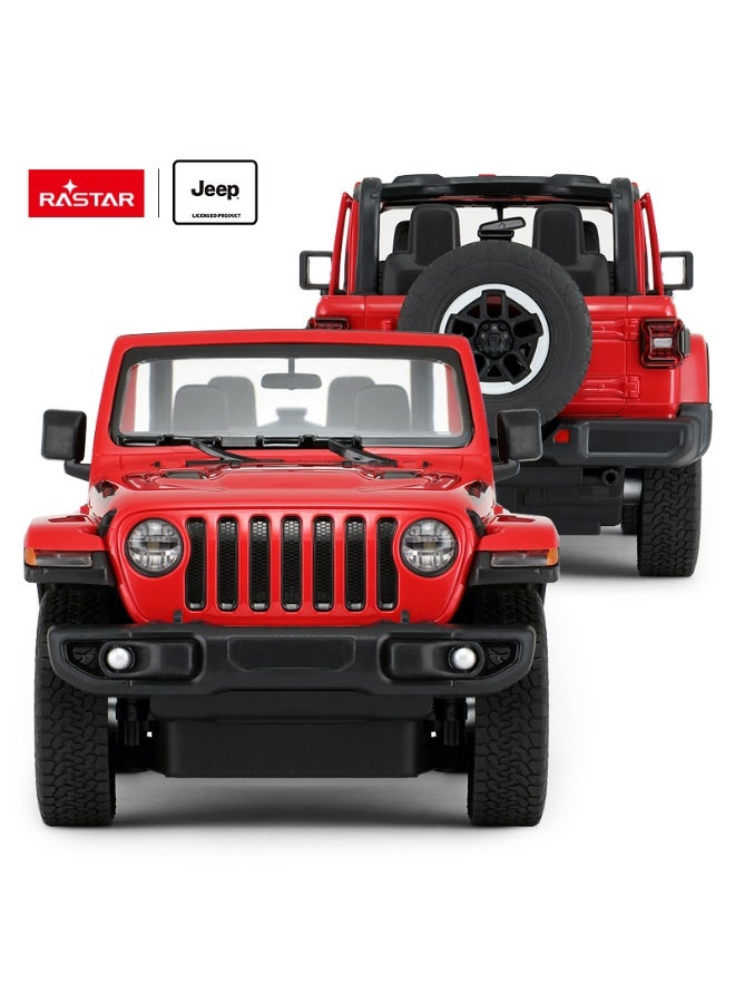 RASTAR 1:14 Scale JEEP Wrangler JL Remote Control Car, Officially Licensed Jeep RC Toy Car for Kids - Image 4