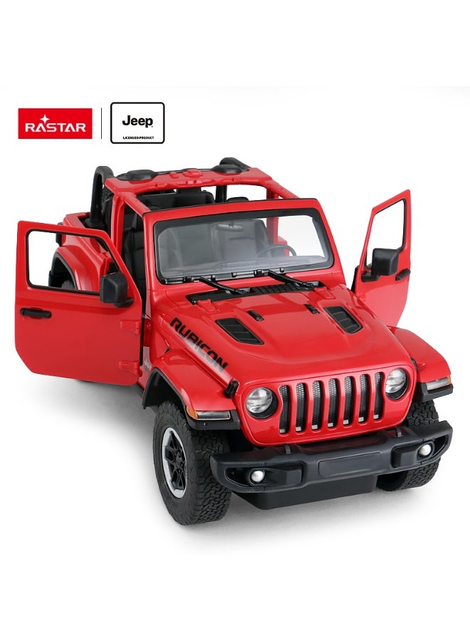 RASTAR 1:14 Scale JEEP Wrangler JL Remote Control Car, Officially Licensed Jeep RC Toy Car for Kids - Image 2