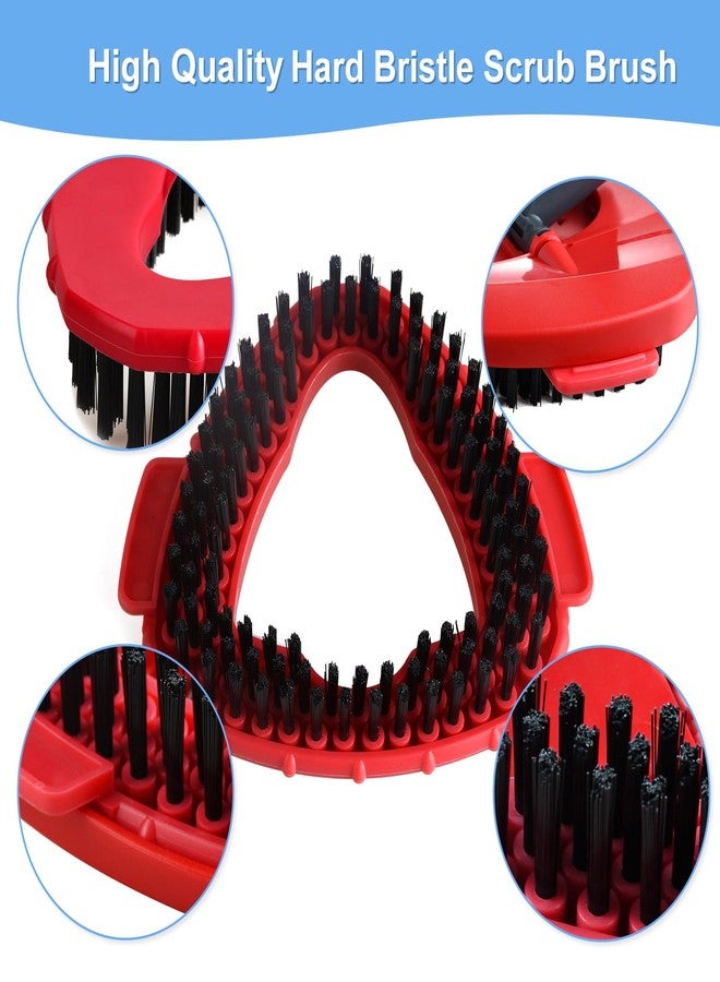 Hibaby 1 PC Spin Mop Scrub Brush Head Mop Head Replacement Compatible with O Cedar EasyWring 1Tank, Shower Floor Scrubber, Hard Bristle Cleaning Brush for Bathroom Kitchen Wall - Image 3