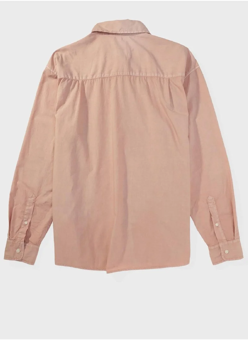 American Eagle Front Pocket Relaxed Fit Shirt