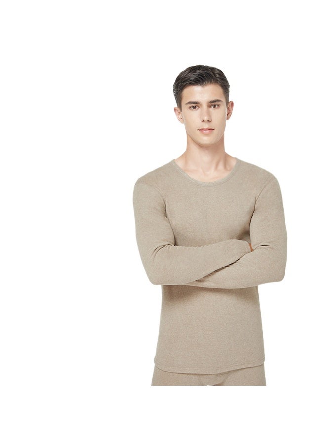 Autumn Winter Mink Velvet Mulberry Silk Heating Fleece Lined Thickened Antibacterial Thermal Underwear Set For Men And Women Couples