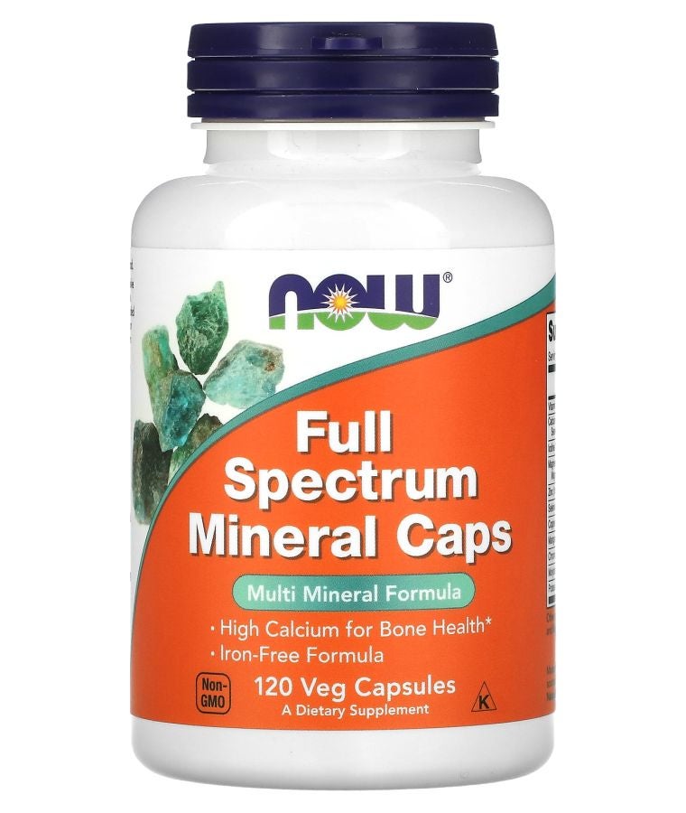 now Full Spectrum Mineral Caps 120 Veg Capsules