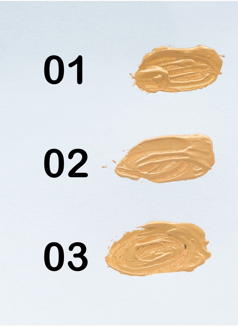 لاست لوك - كريم اساس لاست لوك الجديد مقاوم للشمس مط لكل انواع البشرة - درجة 01 - Image 1