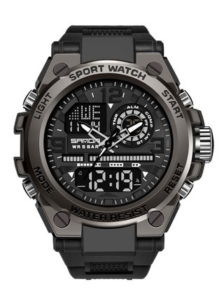 Sanda Men's Watches Sports Outdoor Waterproof Watch Date Multi Function Tactics LED Alarm Stopwatch - view 2