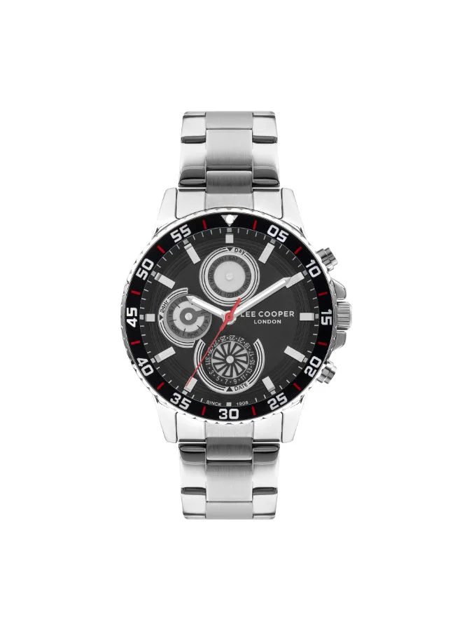 Lee Cooper LEE COOPER Men's Multi Function Black Dial Watch - LC07636.350