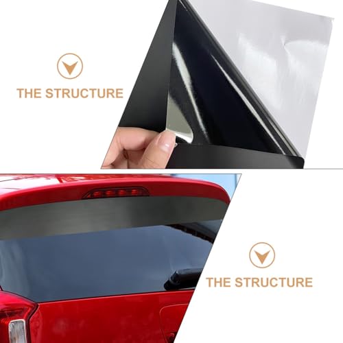 VICASKY Car Windshield Banner,Front Windshield Decal Vinyl Sticker Sun Visor Strip Tint Film Racing Decal Car Styling Decoration for Truck Boat RV Trailer Matte Black - Image 4