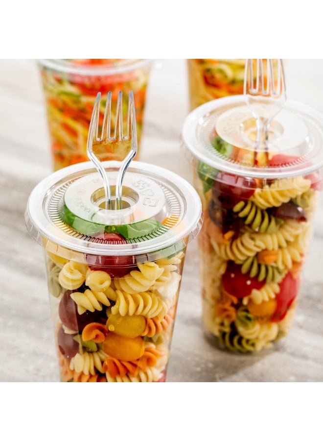 Restaurantware Zero Waste 20 Ounce Cold Cups, 1000 Drinking Cups - Lids Sold Separately, Serve Water, Sodas, or Juices, Clear PLA Plastic Eco-Friendly Cups, Disposable Cups For Parties,  - Image 3