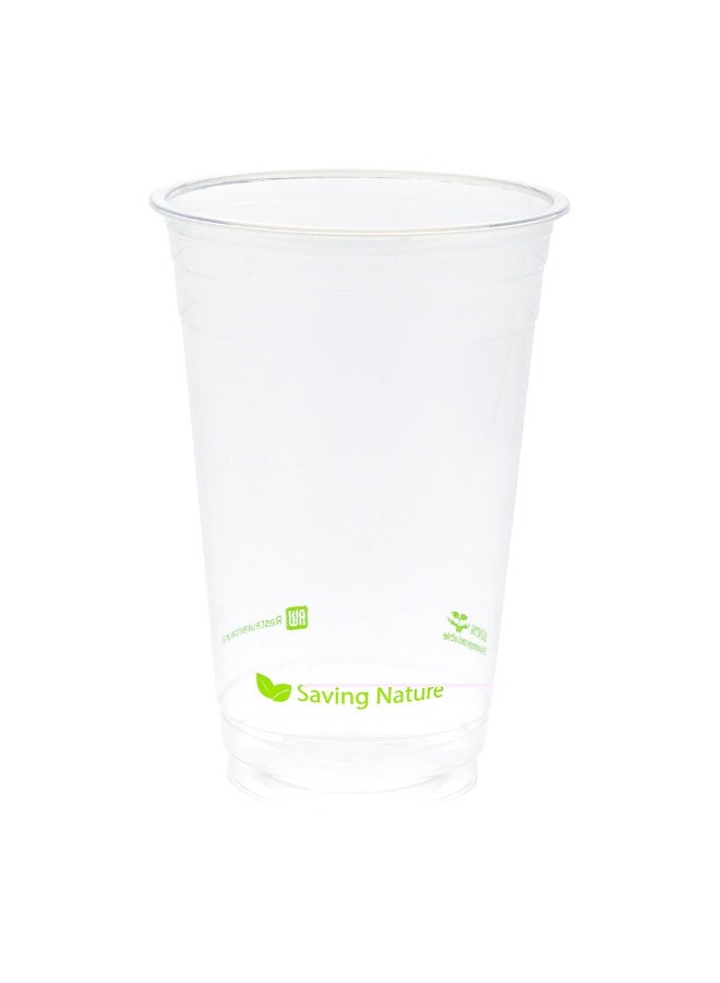 Restaurantware Zero Waste 20 Ounce Cold Cups, 1000 Drinking Cups - Lids Sold Separately, Serve Water, Sodas, or Juices, Clear PLA Plastic Eco-Friendly Cups, Disposable Cups For Parties,  - Image 1