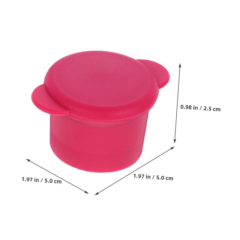 6Pcs Reusable Silicone Wine Bottle Stoppers Set Airtight Seal Food Grade Caps - Image 3