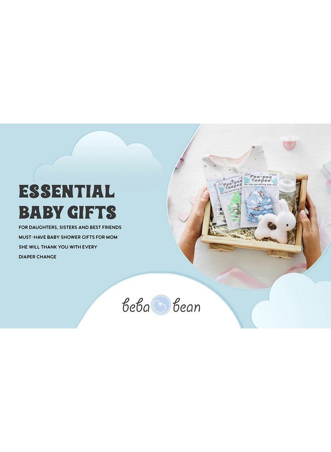 Beba Bean Pee Pee Teepee Soccer with LAUNDRY bag 5 pieces baby boy pee shield babyboy essentials peepeeeteepee baby boy teepee pee shield pee covers - Image 4